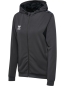 Preview: Damen Hummel Authentic Zip Hoodie - Asphalt